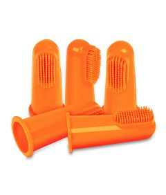 Silicone Finger Dental Brushes Dog 5pcs