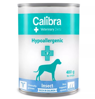 VD Cans Dog Hypoallergenic Insect & Salmon 400g