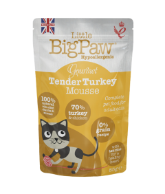 Gourmet Tender Turkey Mousse Wet Cat Food 85g