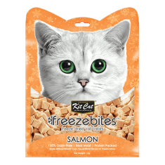 KITCAT Freezebites Dried Salmon 15g - My Cat and Co.