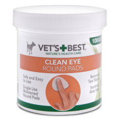 Vet's+Best Clean Eye Round Pads (100pads) - My Pooch and Co.